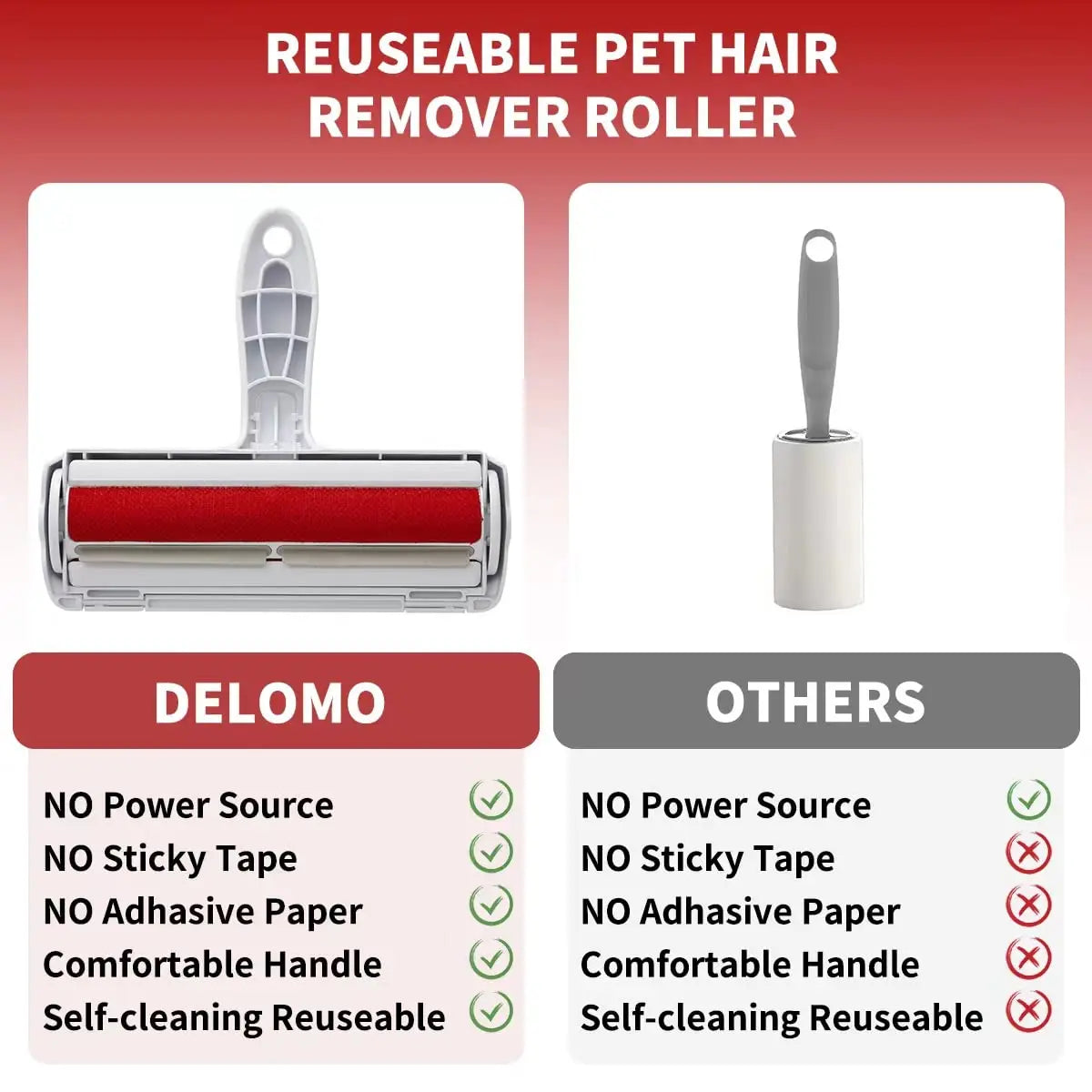 FurLift™ Pet Hair Remover Roller